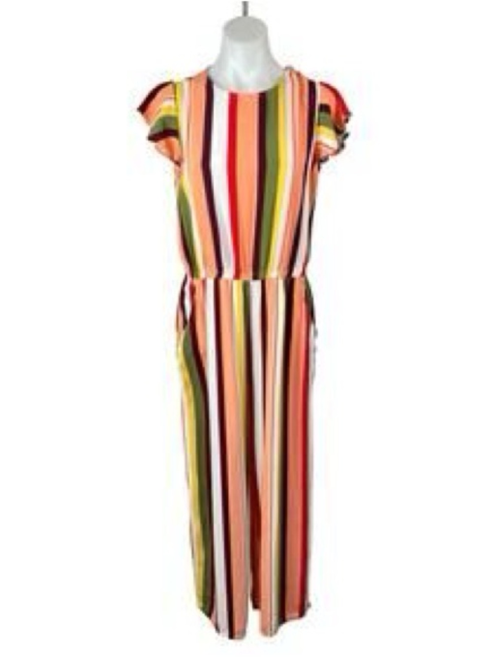 Multicolor Vertical Stripe Jumpsuit